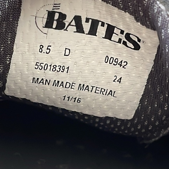 BATES LITES High Gloss Patent Leather Black Oxford Military Dress Shoes Size 8.5 - Picture 12 of 12